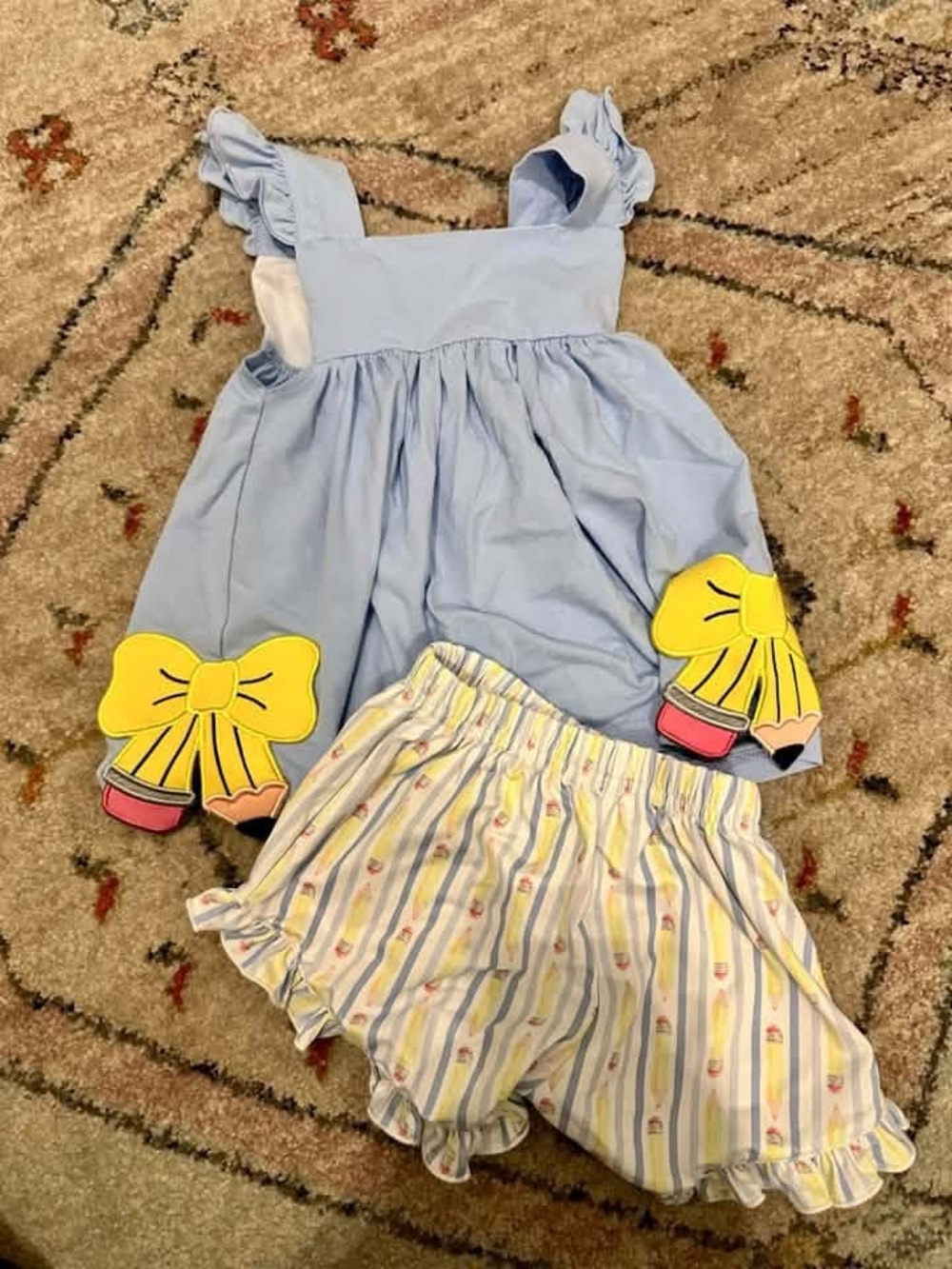 Classic Southern Smocks Girls' Set - Back to School Collection